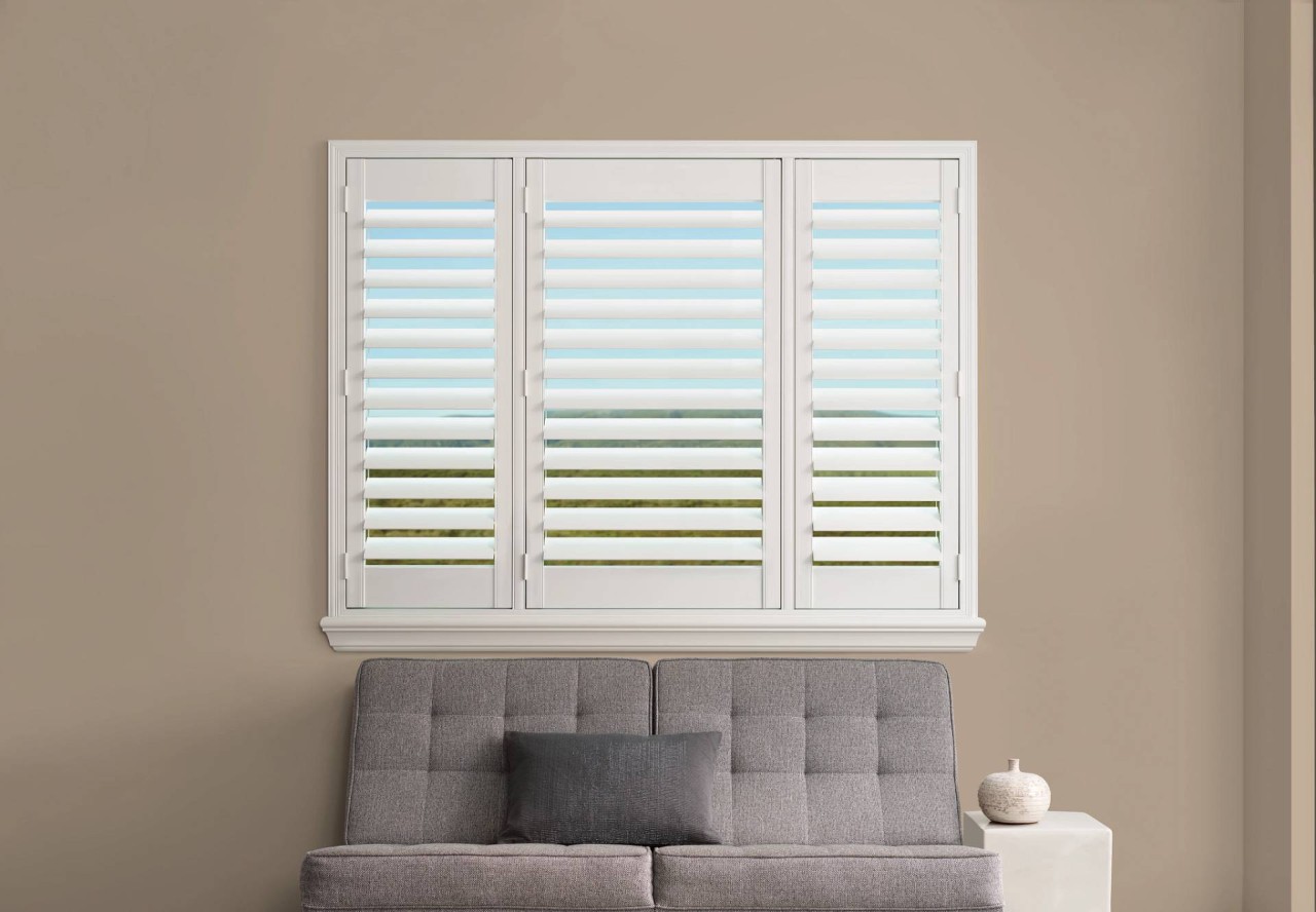 Hunter Douglas Palm Beach™ Polysatin™ Vinyl Shutters near Marietta, Georgia (GA) 